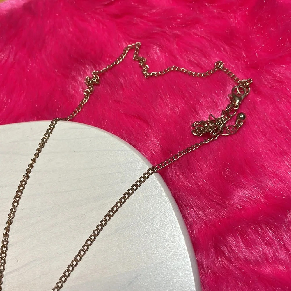 18” Gold tone Necklace with Tassel Pendant
